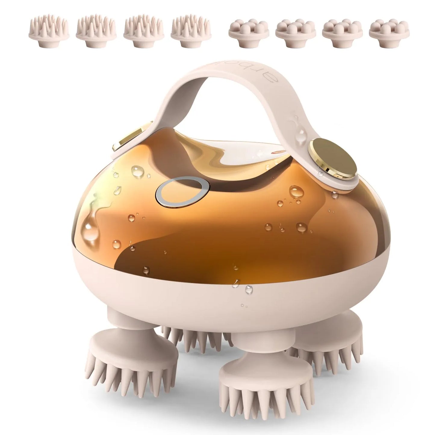 360° Electric Scalp & Body Massager – Deep Cleanse + Boost Hair Growth